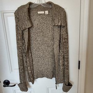 DKNY size S zip sweater